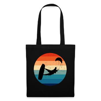 Kitesurfing Kiting Kite Kitesurfer Kitesurfing - Tote Bag - black - Front