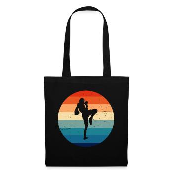 Boxe Thaï Hommes Muay Thai Boxe Thaï Boxeur Thaï - Sac en tissu - noir - Devant