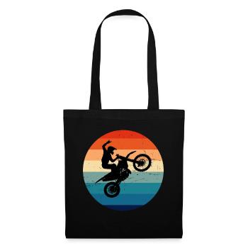 Dirt Biker Motocross Dirt Bike Freestyle Motocross - Sac en tissu - noir - Devant