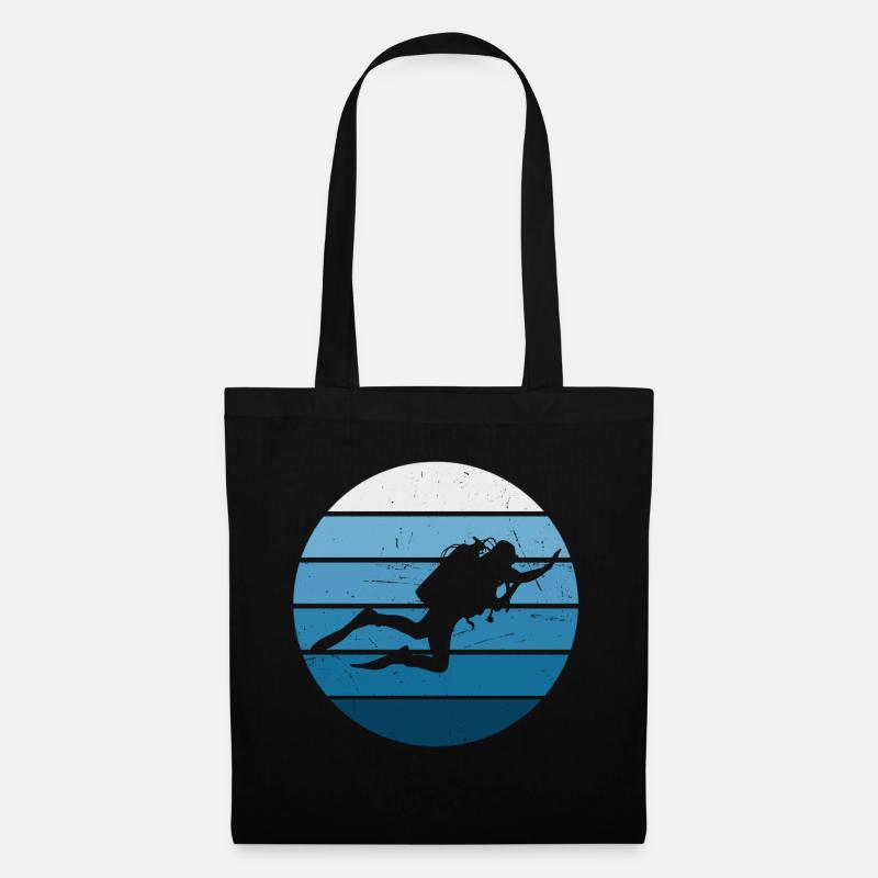 Plongée libre Tauchen Plongée sous-marine Tauchen Plongée - Sac en tissu - noir