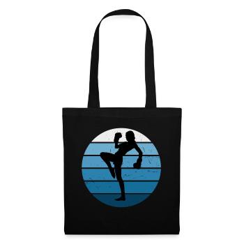 Boxe Kickboxing Kickboxing Hommes - Sac en tissu - noir - Devant