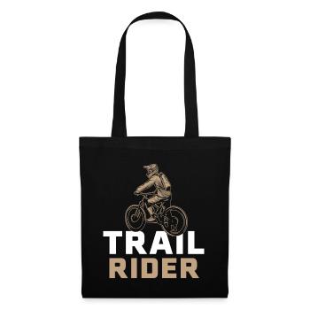 Trail Rider Mountainbike MTB Downhill - Stoffbeutel - Schwarz - Vorne