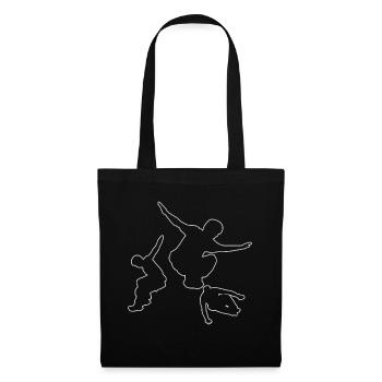 Course libre Parkour Femme Parkour Parcours Hommes - Sac en tissu - noir - Devant