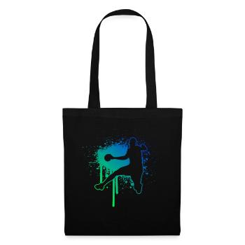 Joueuses de handball Joueuses de handball Handball Hommes - Sac en tissu - noir - Devant