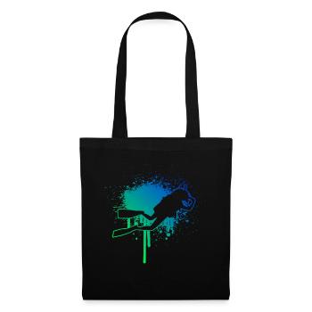 Men's Diver Diver Diving Scuba Divers - Tote Bag - black - Front