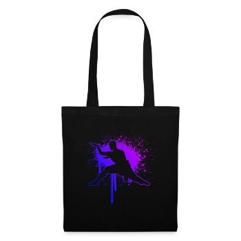 Wushu Men's Martial Arts Kung Fu Kungfu - Tote Bag - black - Front