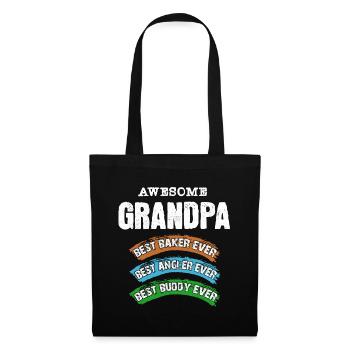 Grandpa Best Angler Baker Buddy Buddy - Tote Bag - black - Front