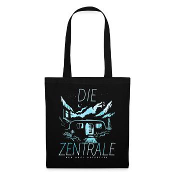 Die Drei ??? Die Zentrale - Stoffbeutel - Schwarz - Vorne