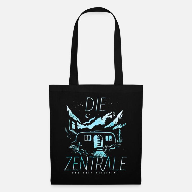 Die Drei ??? Die Zentrale - Stoffbeutel - Schwarz