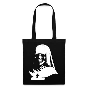 Entfessle deine innere Dunkelheit Satanische Nonne, okkult, - Stoffbeutel - Schwarz - Vorne