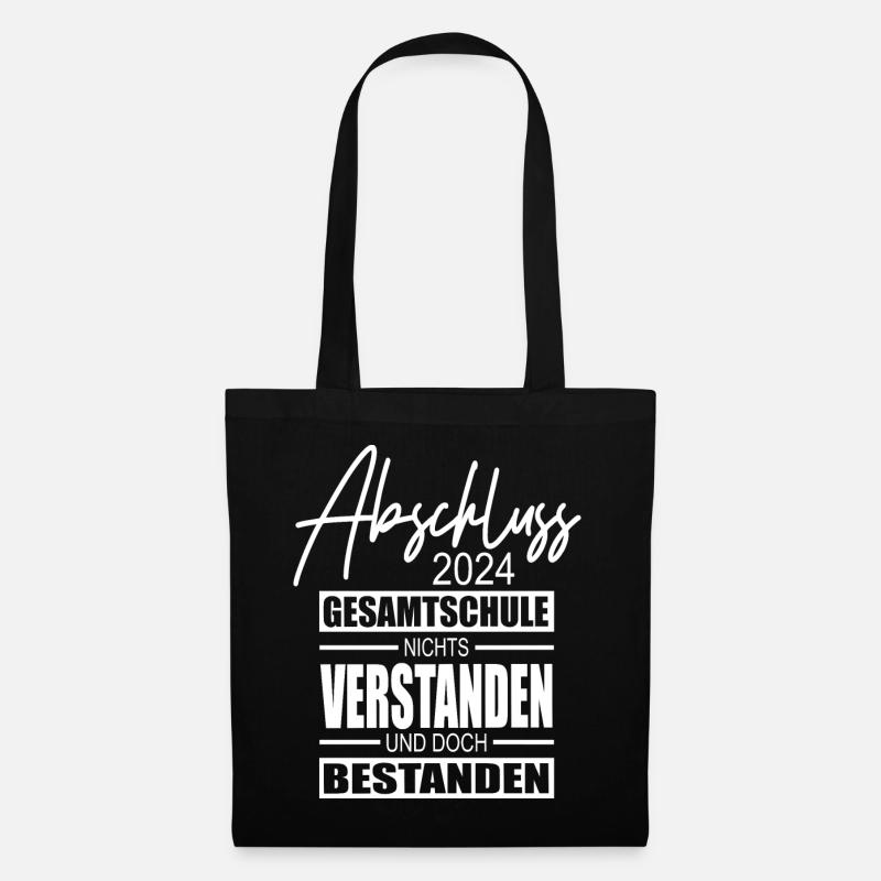 Abschluss 2024 Gesamtschule - Stoffbeutel - Schwarz