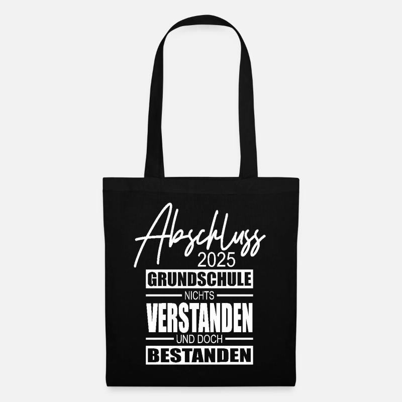 Abschluss Grundschule 2025 - Stoffbeutel - Schwarz