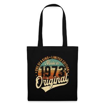 1973 Vintage Born Retro Vintage Birthday - Tote Bag - black - Front