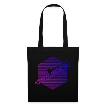 Cuivre Trombone ténor Trombonistes - Sac en tissu - noir - Devant