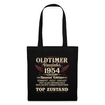Vintage 1954 Vintage cadeau d’anniversaire - Sac en tissu - noir - Devant