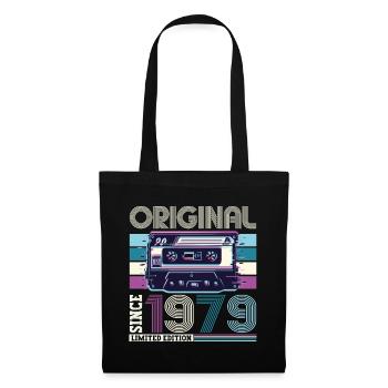 Original 1979 43ème Anniversaire Cadeau Hommes - Sac en tissu - noir - Devant