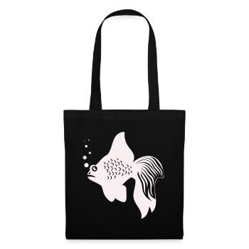 Fish Aquarium Marine Animal Climate Environmental Protection - Tote Bag - black - Front