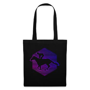 Ladies Equestrian Equestrian Horse Riding - Tote Bag - black - Front