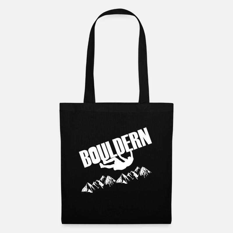bouldern - Stoffbeutel - Schwarz