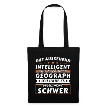 Gut aussehend intelligent - Geograph Edition - Stoffbeutel - Schwarz - Vorne