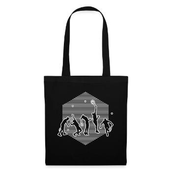Tennis Playing Tennis Women Tennis Playing Tennis Men - Tote Bag - black - Front