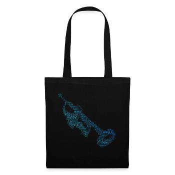 Trumpet Player Trumpet Trumpeter Women Jazz Tromp - Tote Bag - black - Front