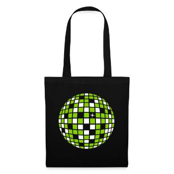 DISCO KUGEL - Stoffbeutel - Schwarz - Vorne