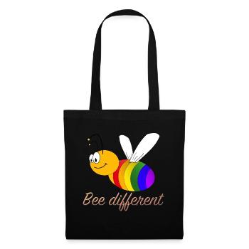 Bee different - Tote Bag - black - Front