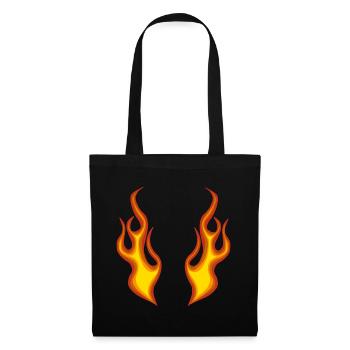Body Flamme - Stoffbeutel - Schwarz - Vorne