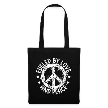 Hippies - Sac en tissu - noir - Devant