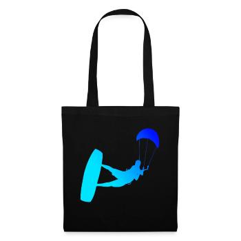Kitesurf kitesurf kitesurf hommes kitesurfers - Sac en tissu - noir - Devant