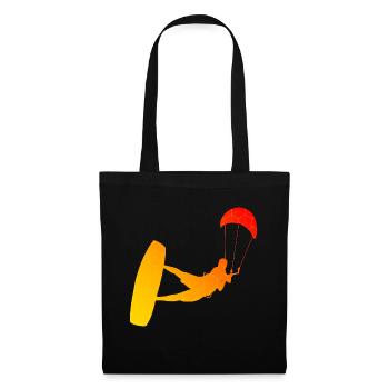 Women Kite Kite Kitesurfer Kitesurfing Men - Tote Bag - black - Front