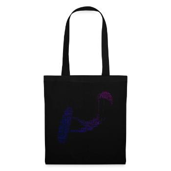 Women's Kitesurf Men's Kiting Kite Kitesurfing - Tote Bag - black - Front