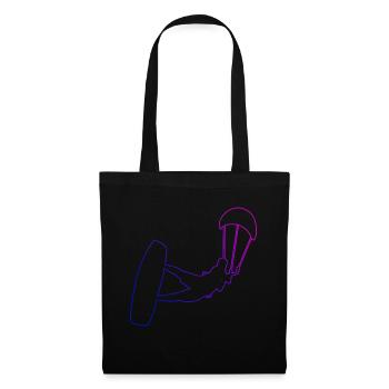 Kitesurf Kitesurf Femmes Kitesurf Kitesurfer - Sac en tissu - noir - Devant