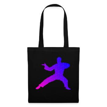 Kung Fu Femmes Arts Martiaux Hommes Kungfu Wushu - Sac en tissu - noir - Devant