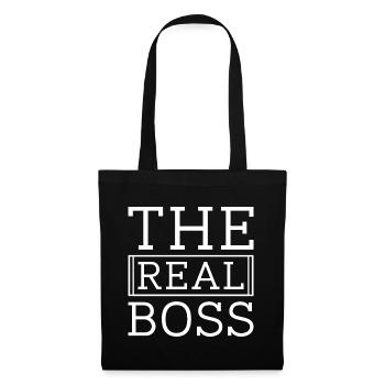 Le vrai patron - Sac en tissu - noir - Devant