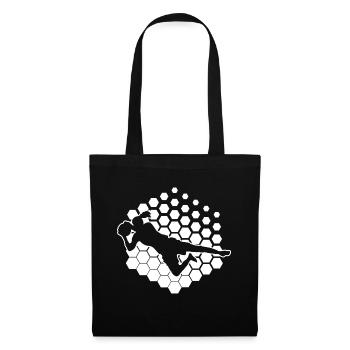 Footballer Football Goalkeeper Men Footballer - Tote Bag - black - Front