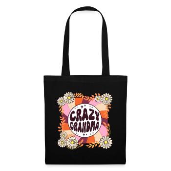 Gift Humor Retro Theme for Granny Woman - Tote Bag - black - Front