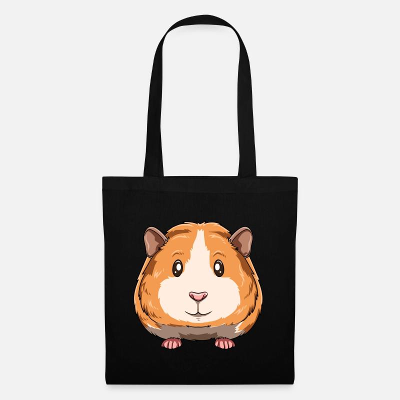 Meerschweinchen - Stoffbeutel - Schwarz