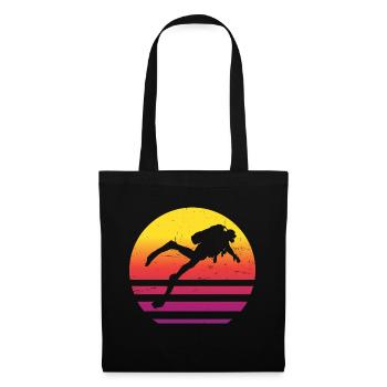 Plongée sous-marine Plongeurs plongée sous-marine Plongée libre - Sac en tissu - noir - Devant