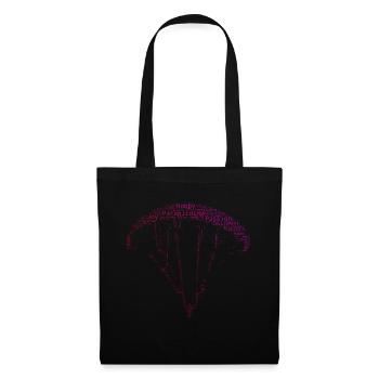 Paragliding Paragliding Men Paraglider - Tote Bag - black - Front