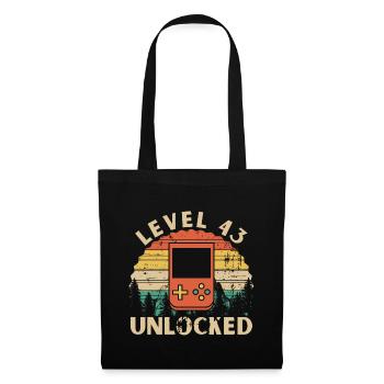 Level 43 Unlocked - Sac en tissu - noir - Devant