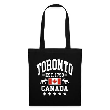 Toronto - Sac en tissu - noir - Devant