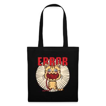 Cat error - Tote Bag - black - Front
