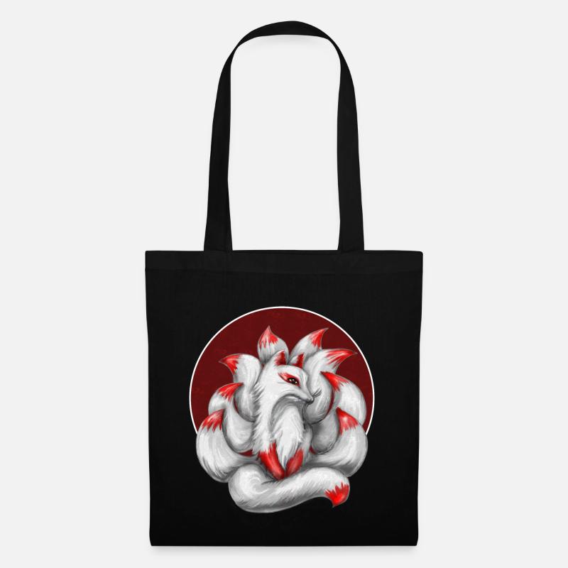 Nine-tailed fox - Tote Bag - black