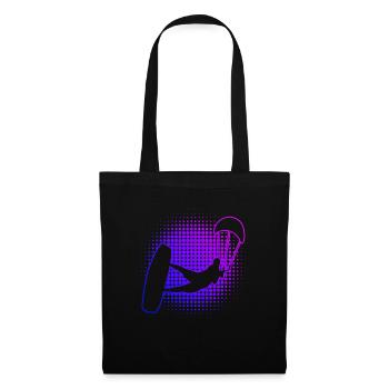 Kitesurf Kitesurfen Kitesurfer Kiten Kite - Sac en tissu - noir - Devant