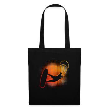 Kiting Kitesurfing Kitesurfing Kitesurf Kite - Sac en tissu - noir - Devant