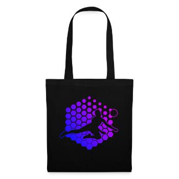 Volley Volleyball Jeux de volleyball masculin - Sac en tissu - noir - Devant