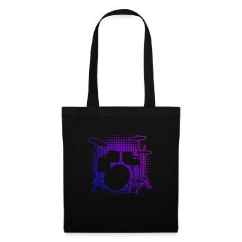 Batteur Hommes Femmes Batteur Tambours - Sac en tissu - noir - Devant