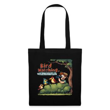 Bird Watching - Legally Stalking Nature - Tote Bag - black - Front